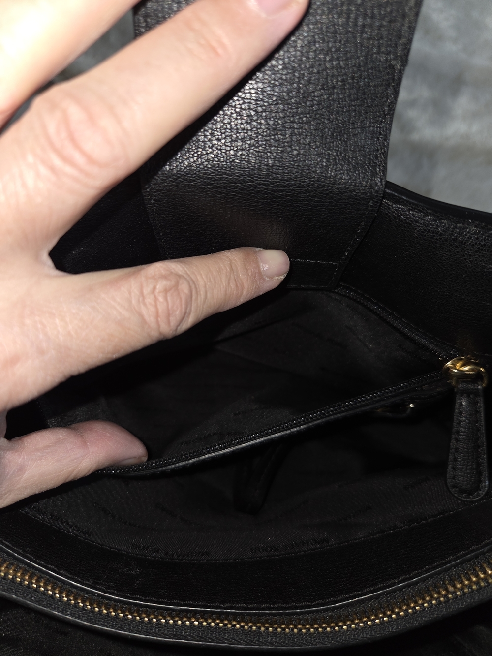 Michael Kors Sylvie Large Studded Leather Satchel - Picture 16 of 16